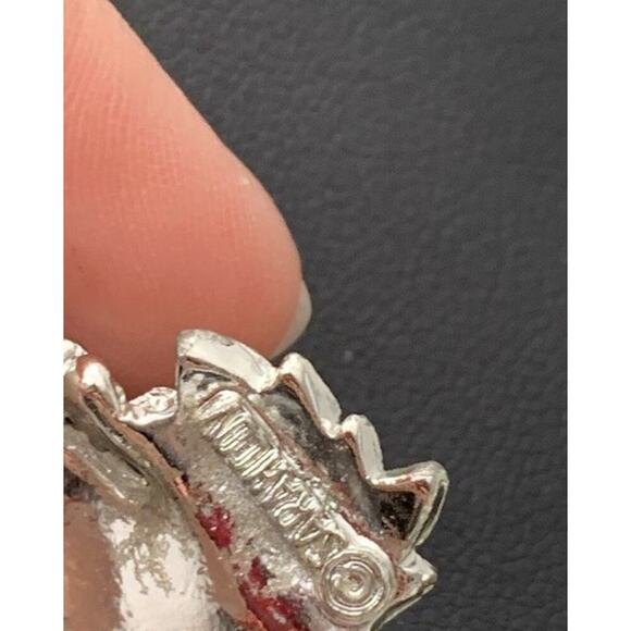 Vintage Sarah Coventry Necklace Clip On Earring Set Whispering Leaves 1959 - Picture 5 of 5